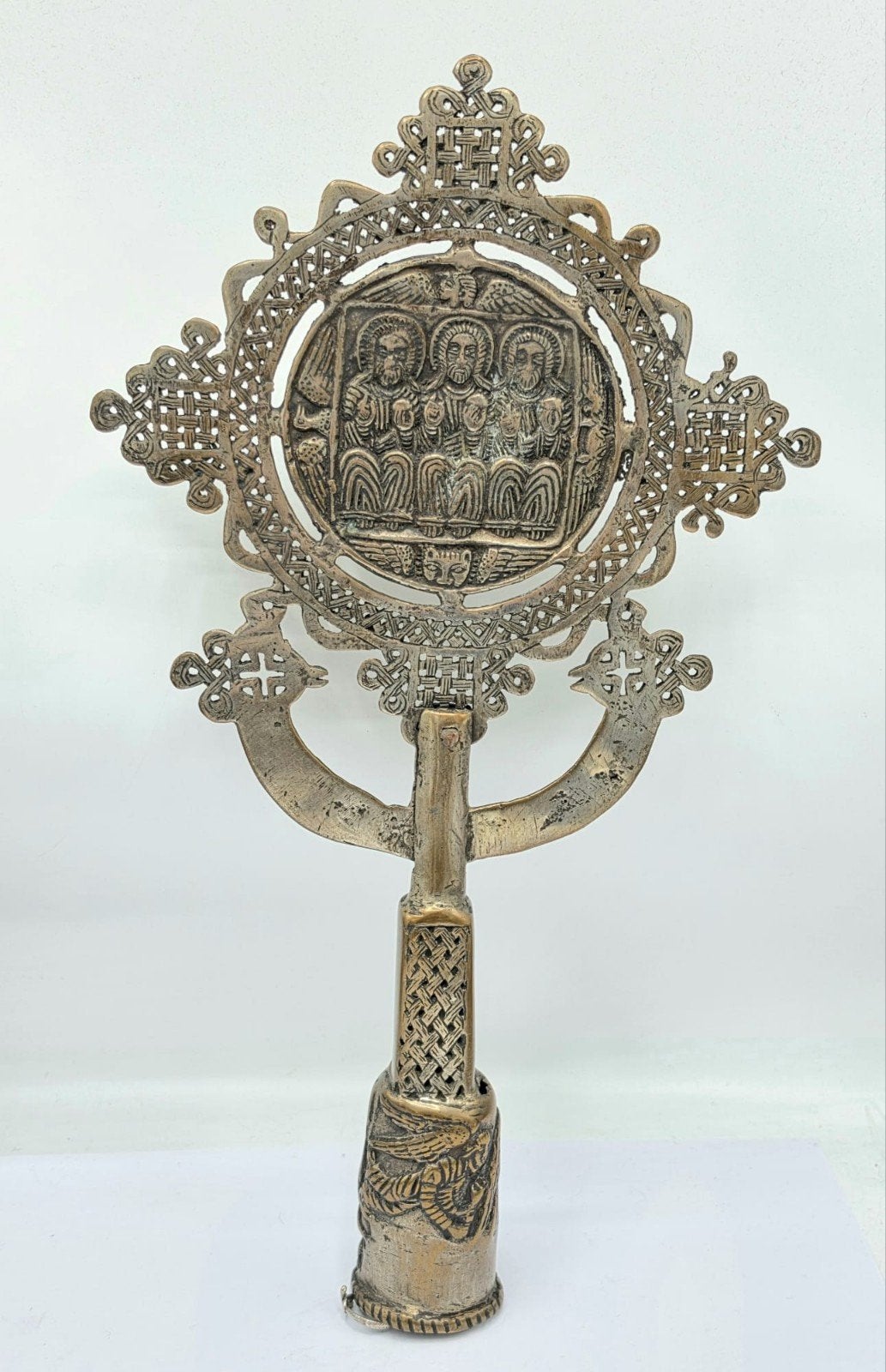 Antiek Groot Ethiopisch Koptich Kruis, Verzenden