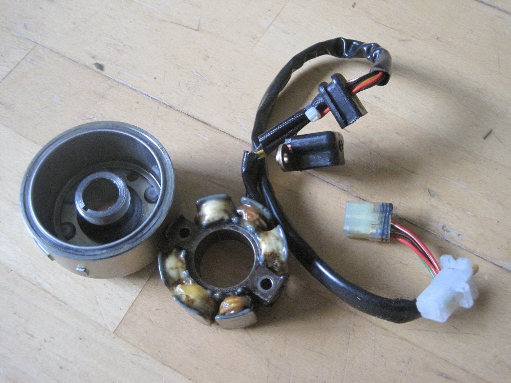 Husqvarna TE 250 310 ontsteking dynamo vliegwiel ook 450 510, Motoren, Ophalen of Verzenden