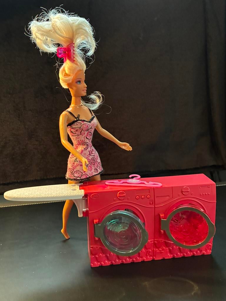 Barbie Laundry room playset, Ophalen of Verzenden, Gebruikt, Barbie