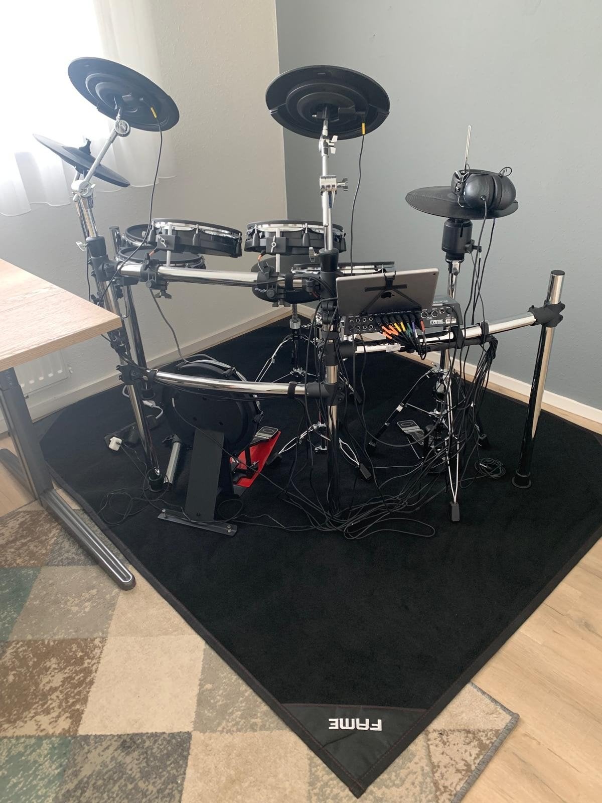 Hybrid Pro Xt Chrome Bundle super E-drum kit!, Ophalen, Zo goed als nieuw, Overige merken, Elektronisch
