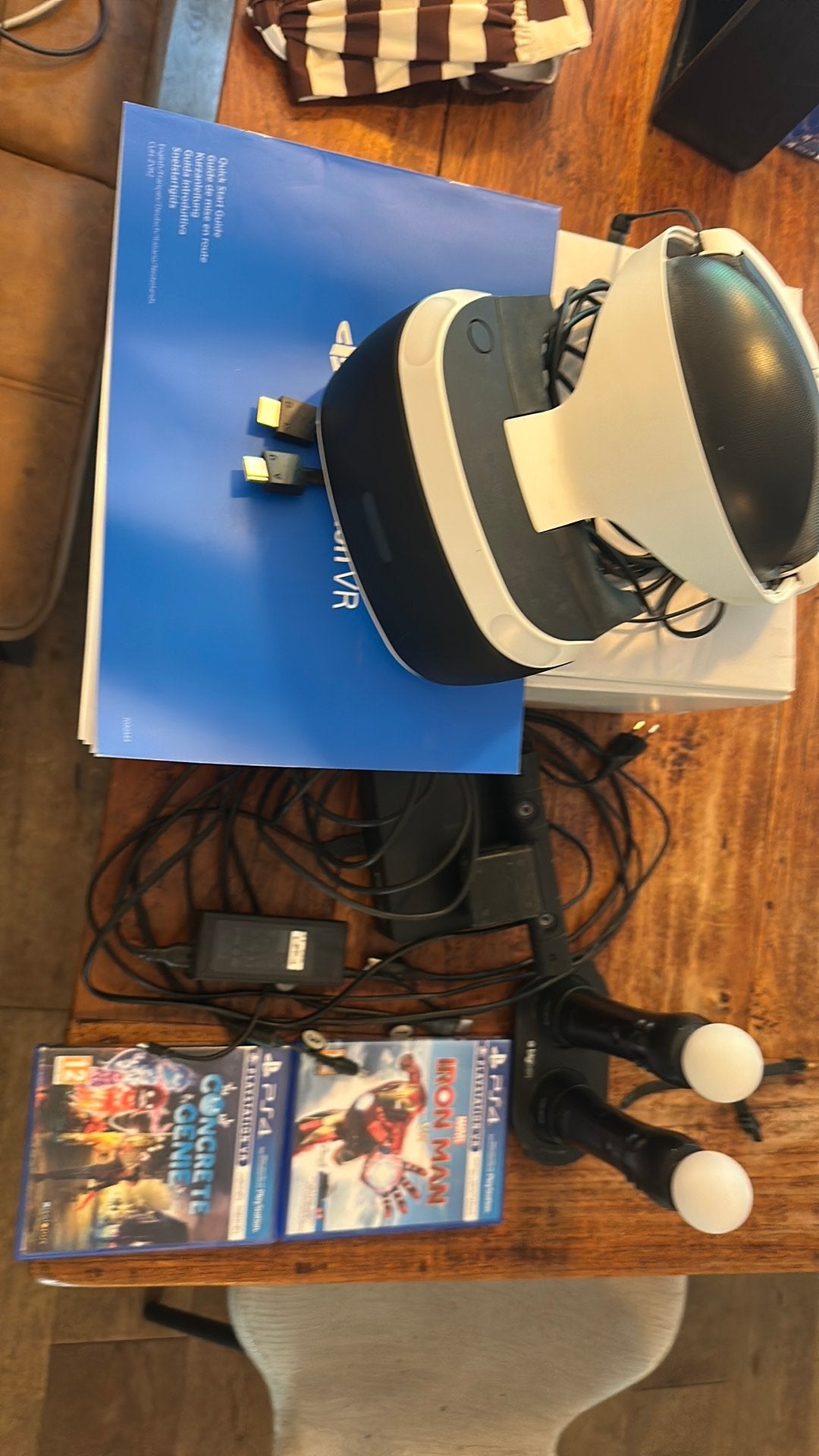 Vr playstation 3 d bril met spellen, Spelcomputers en Games, Virtual Reality, Ophalen of Verzenden, Zo goed als nieuw, Sony PlayStation