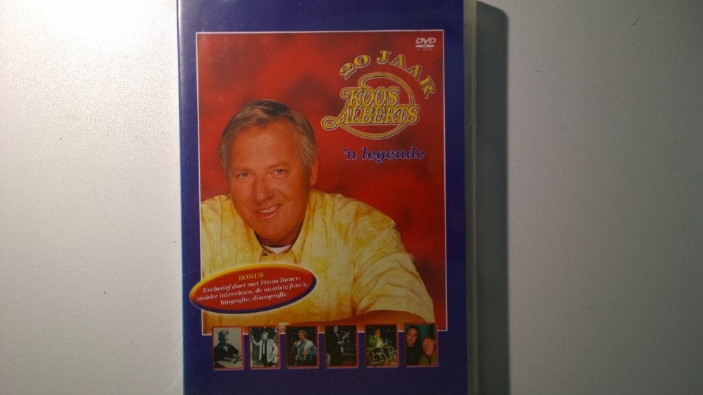 Koos Alberts - 20 Jaar Koos Alberts (DVD), Alle leeftijden, Ophalen of Verzenden, Zo goed als nieuw, Muziek en Concerten