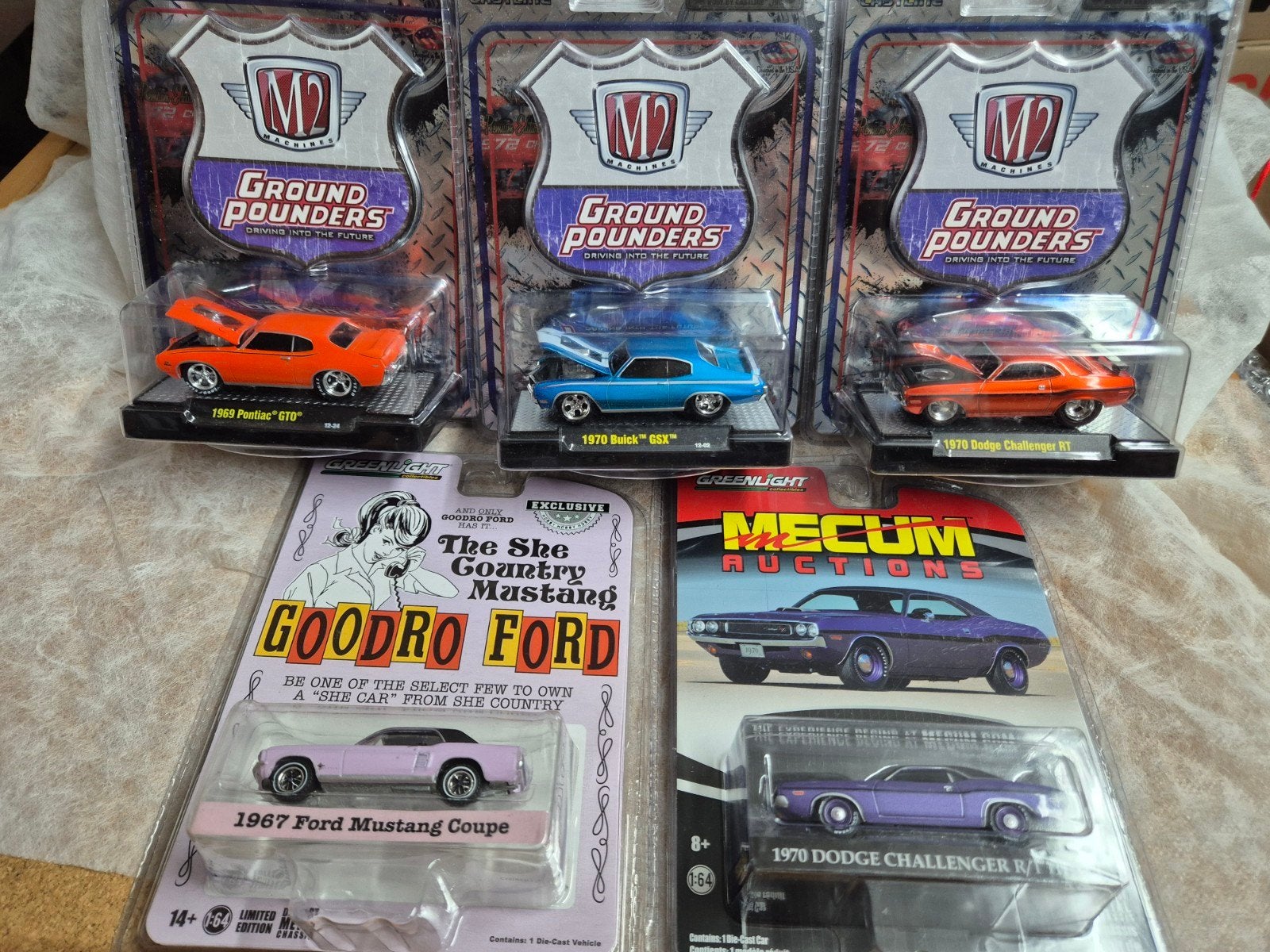 5x M2 en Greenlight modellen, Ophalen of Verzenden, Auto