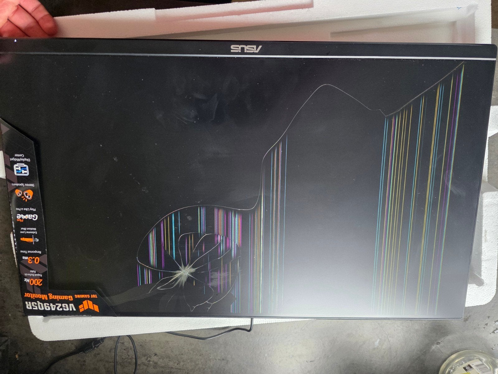 ASUS VG249Q5R Gaming Monitor - Defect, Gaming, ASUS, Full HD, Ophalen of Verzenden
