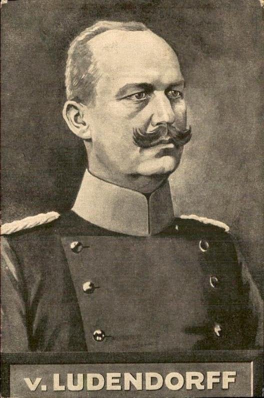 Duitse Rijk - Generaal Ludendorff - 1915, Verzamelen, Ophalen of Verzenden, Voor 1920, Gelopen, Duitsland