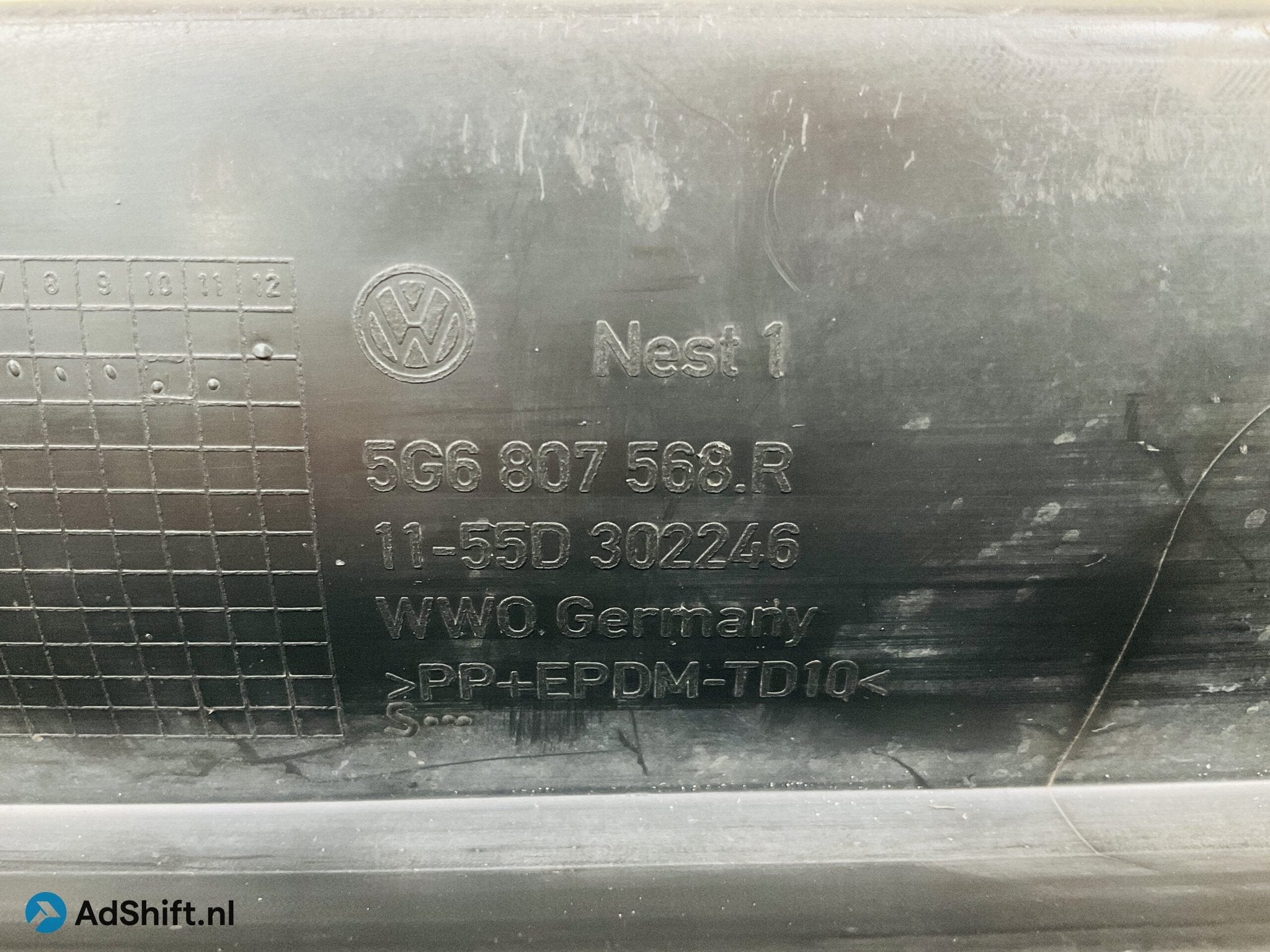 Diffuser Volkswagen Golf 7 Bumperlip 2-R8-8122R, Auto-onderdelen