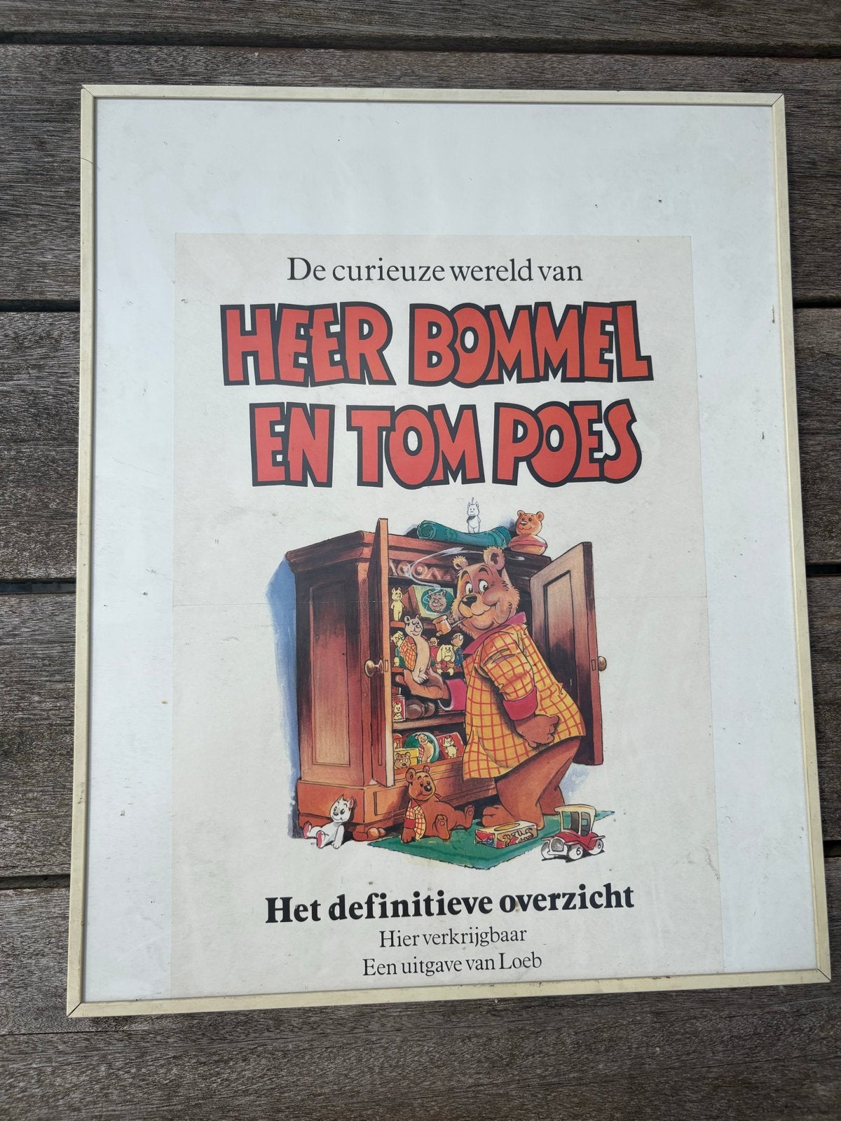 Heer Bommel en Tom Poes ingelijste poster, Ophalen, Gebruikt, Ingelijst werk, Met afbeelding