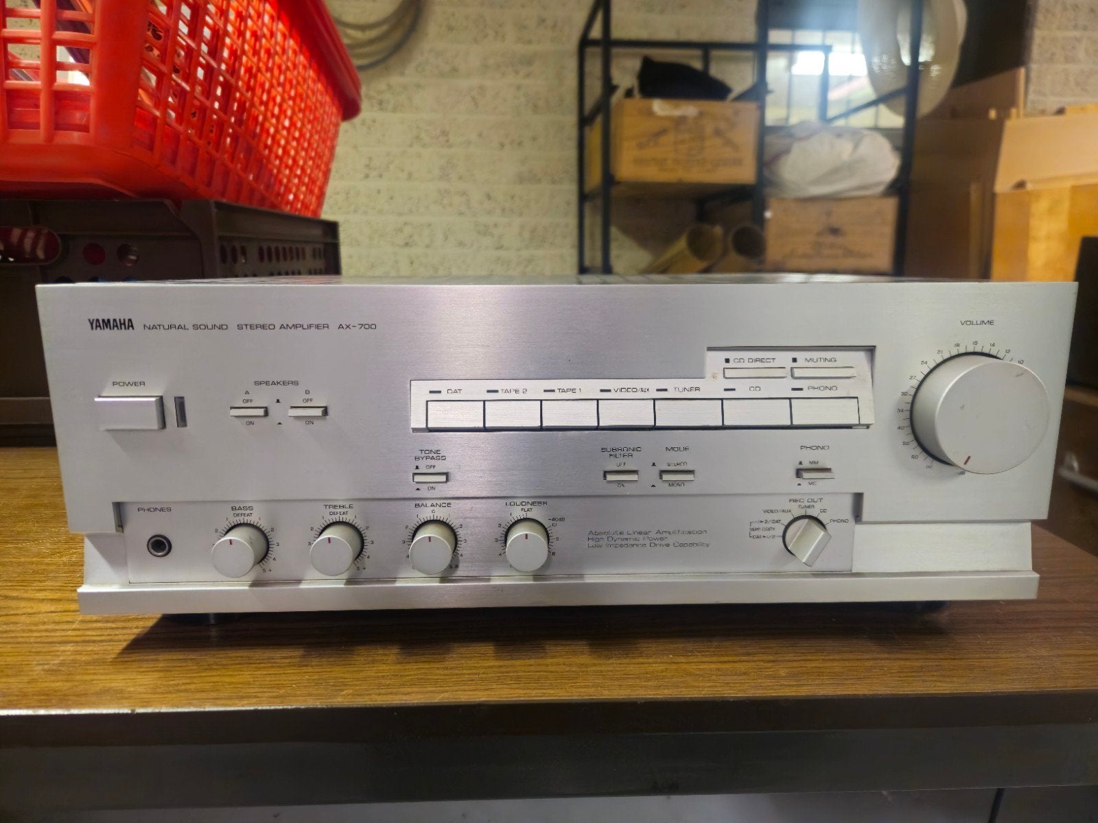 Prijsaanpassing: Yamaha AX-700 Versterker, Gebruikt, Yamaha, Ophalen of Verzenden, 120 watt of meer