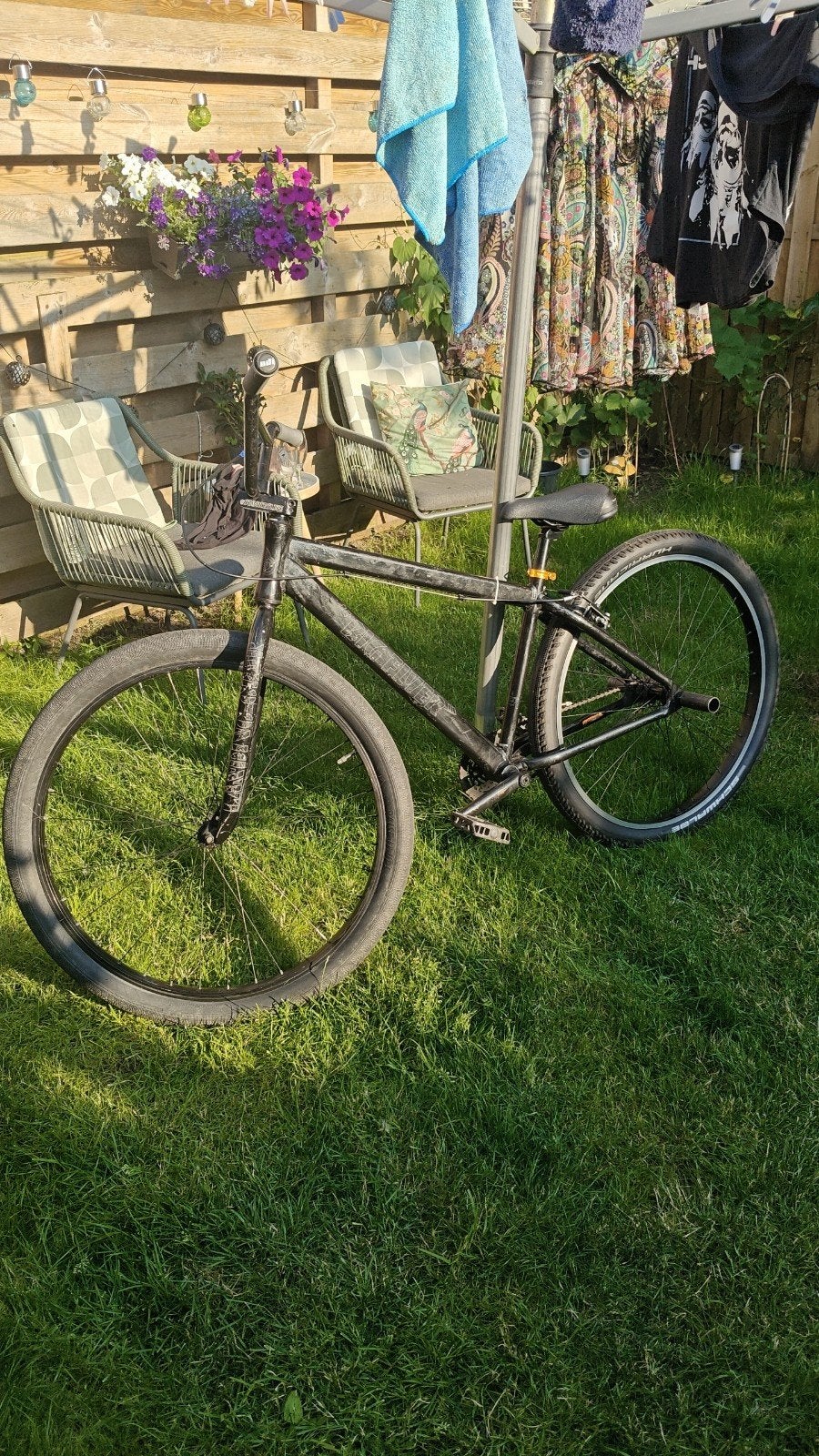 SE Bikes Big Flyer Stealth Mode 29 inch wheelie bike, Ophalen, 24 inch of meer, Gebruikt, Velgrem