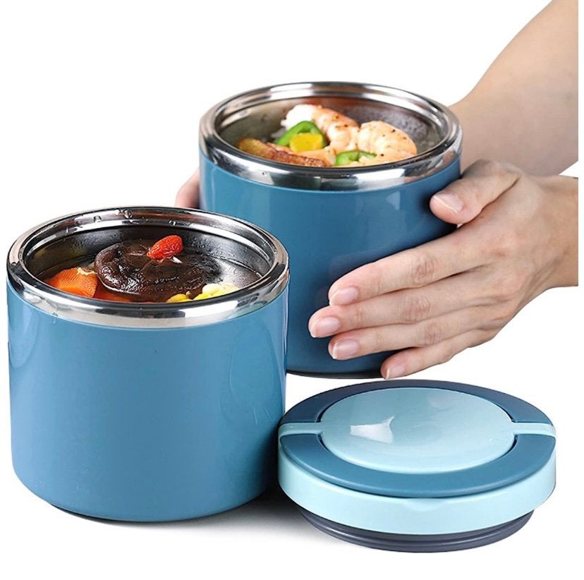 Nieuwe isolerende lunchbox warmhoudcontainer 1 liter, Nieuw, Ophalen of Verzenden, Metaal, Overige typen