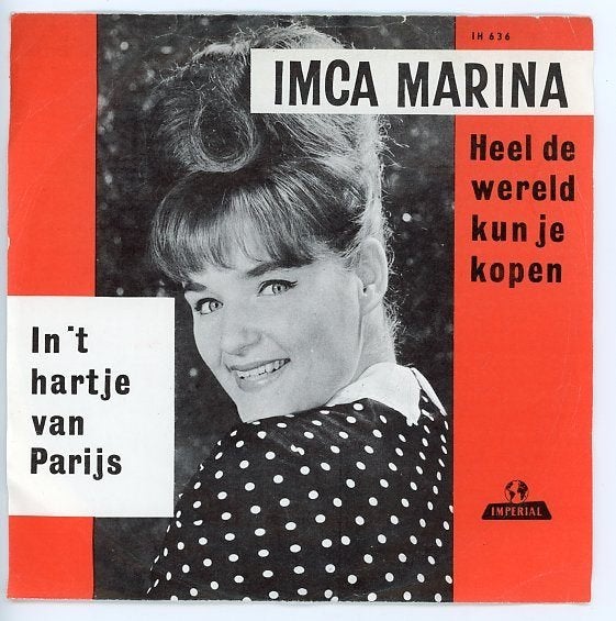 Single van Imca Marina uit 1965 ***, Gebruikt, 7 inch, Ophalen of Verzenden, Levenslied of Smartlap