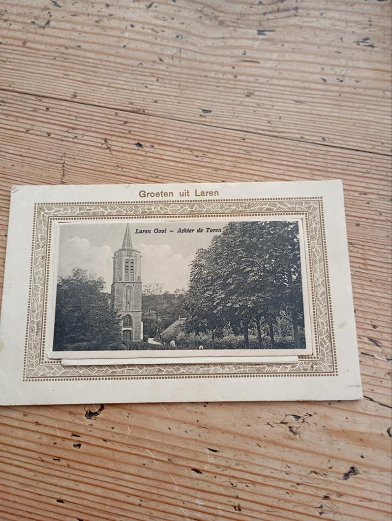Vintage Groeten uit Laren ansichtkaarten z/w, Ophalen of Verzenden, Noord-Holland