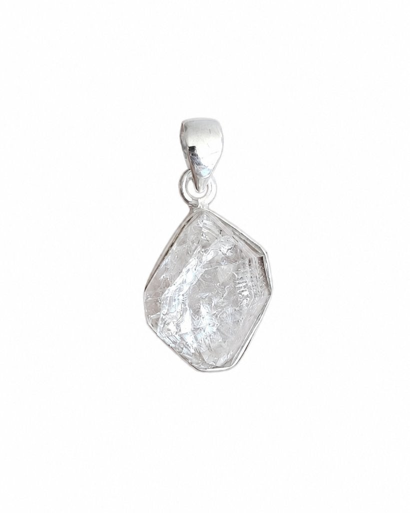 Herkimer Diamant Hanger Cosmic Insight - Echt Zilver, Info@sacredstones.nl, Verzenden, Nieuw, Met edelsteen
