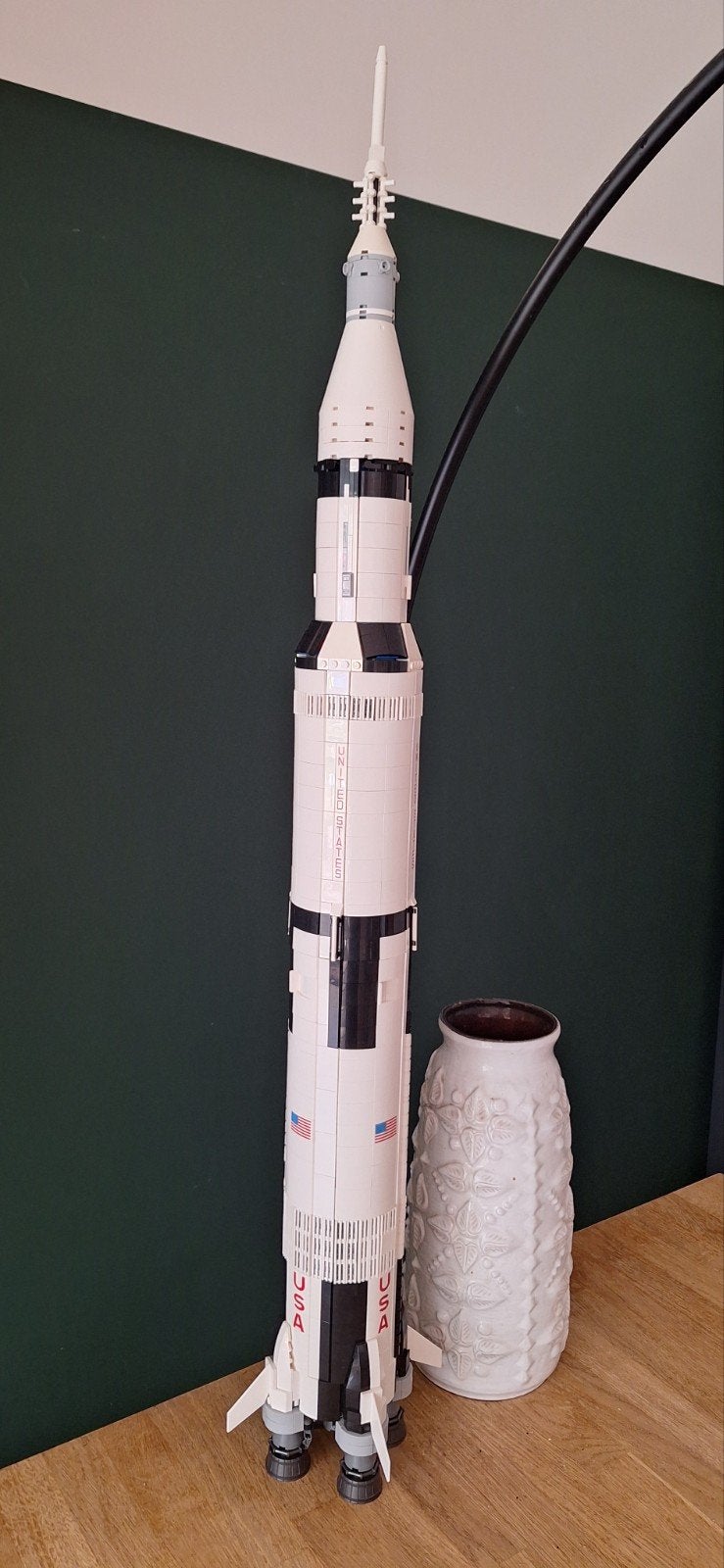 Lego Nasa Apollo saturn v 21309, Ophalen of Verzenden, Zo goed als nieuw, Lego