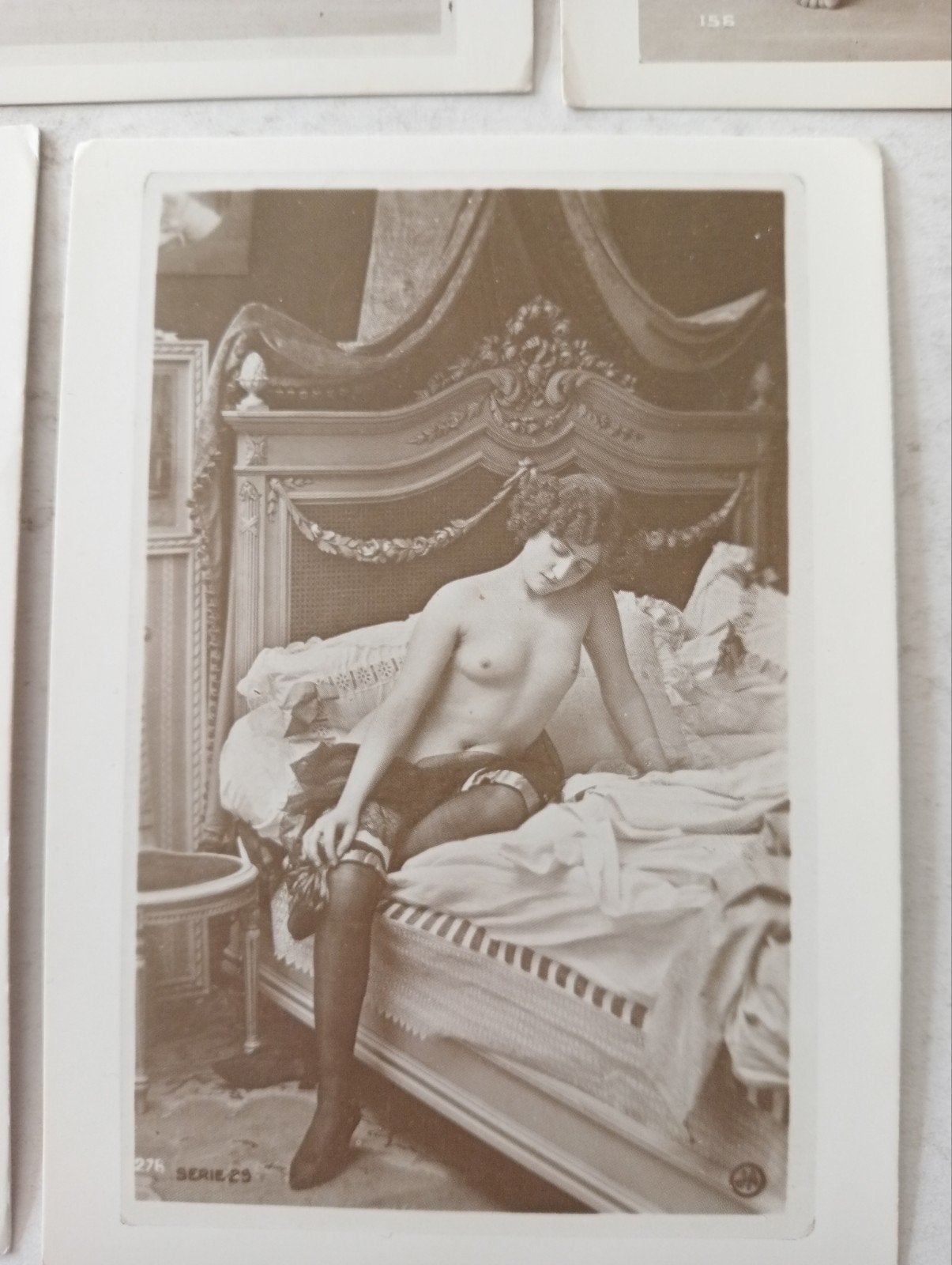5 x ansichtkaart 1978 Oude erotiek - naakt, Verzamelen, Foto's en Prenten, Ophalen of Verzenden, 1960 tot 1980, Zo goed als nieuw