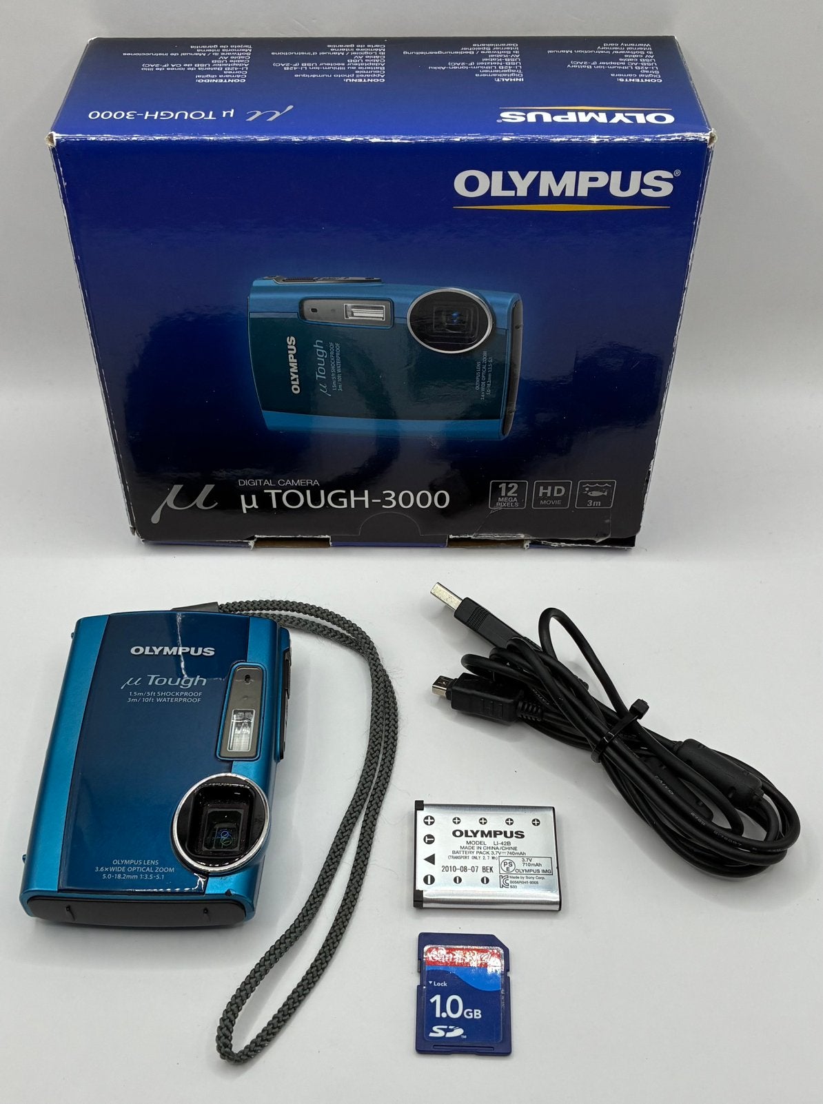 Olympus Stylus Tough 3000 - compact camera, Ophalen of Verzenden, Zo goed als nieuw, Olympus