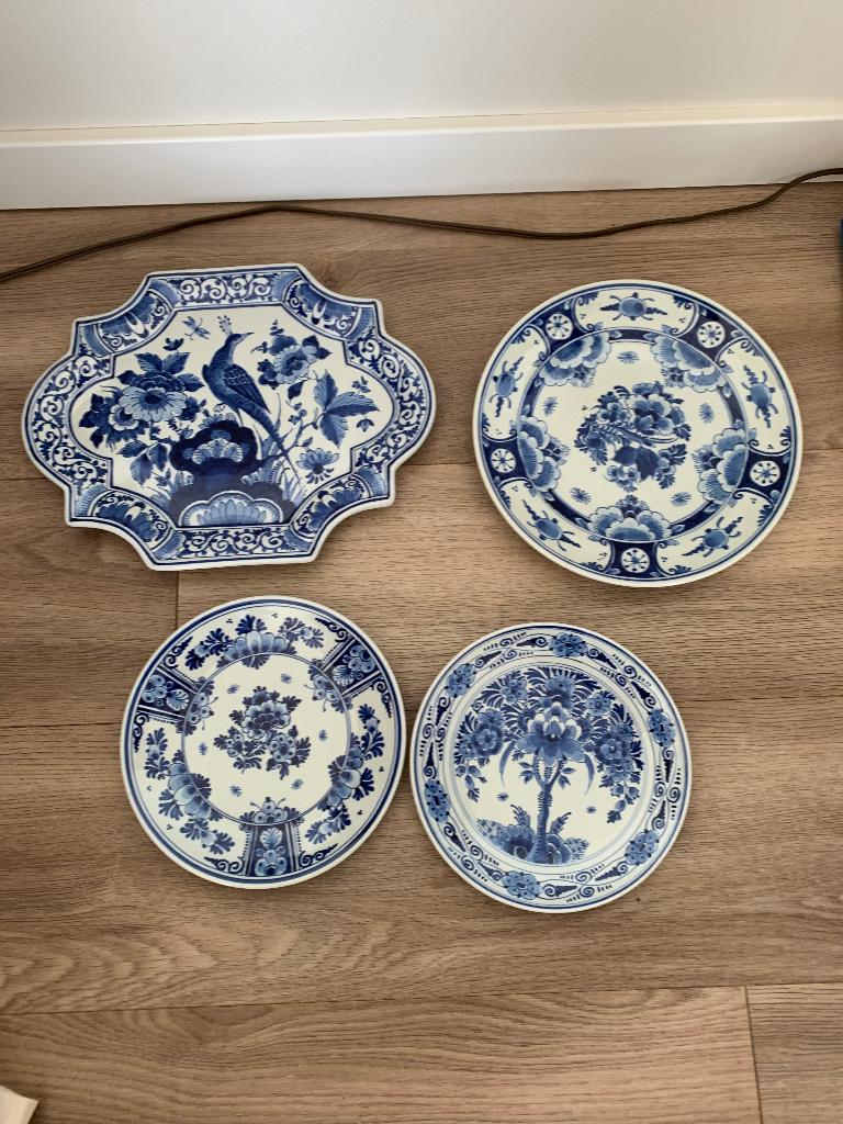 Te koop Delfts blauwe borden, Antiek en Kunst, Ophalen
