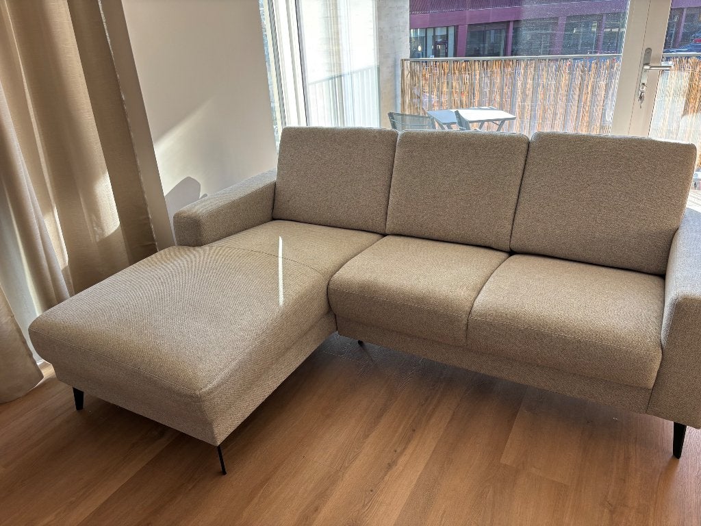 Hoekbank, Huis en Inrichting, Banken | Bankstellen, Ophalen, Gebruikt, Hoekbank, 75 tot 100 cm