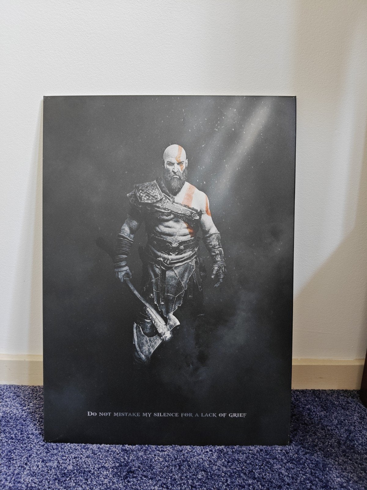 Displate Kratos God of War Poster, 50 – 75, Ophalen of Verzenden, 50 tot 75 cm, Print