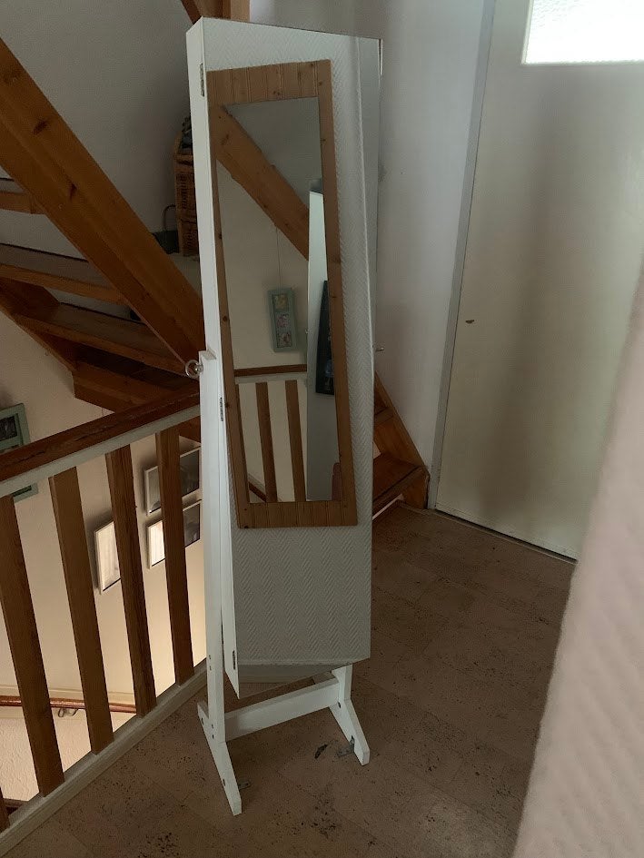 sieradenkast met spiegel, Ophalen, Minder dan 50 cm, 100 tot 150 cm, Zo goed als nieuw