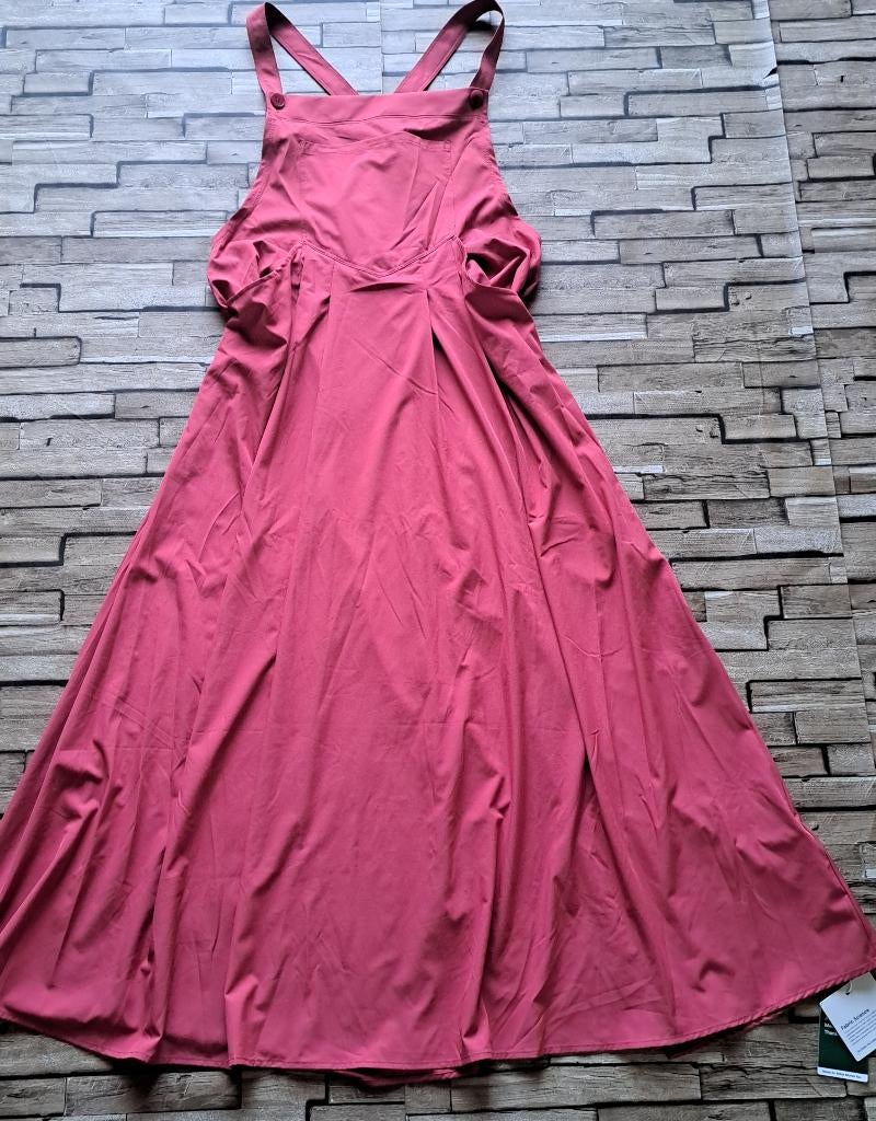HALARA - nieuwe aparte peach travelstof jurk, XL, Verzenden, Maat 46/48 (XL) of groter, Nieuw, X