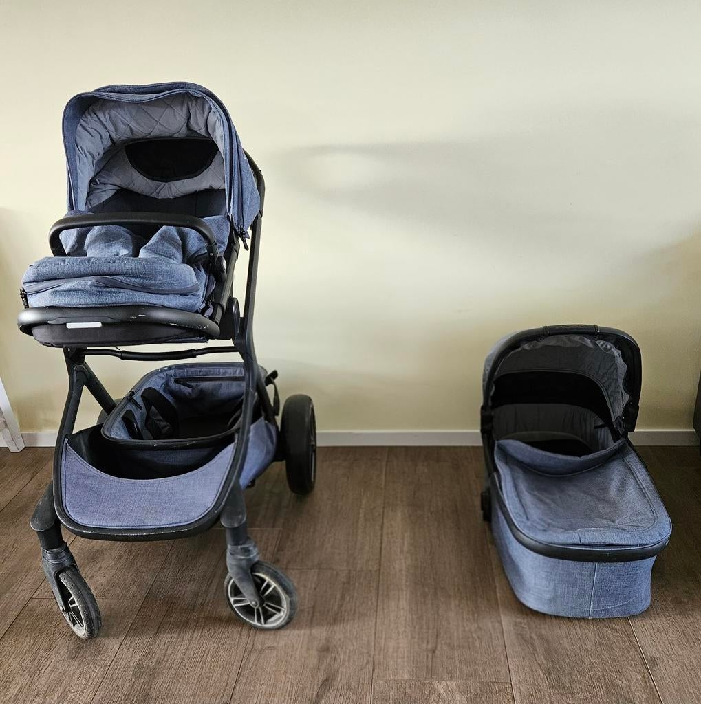 Nuna Demi Grow Kinderwagen, Kinderen en Baby's, Kinderwagens en Combinaties, Gebruikt, Ophalen, Overige merken, Duowagen