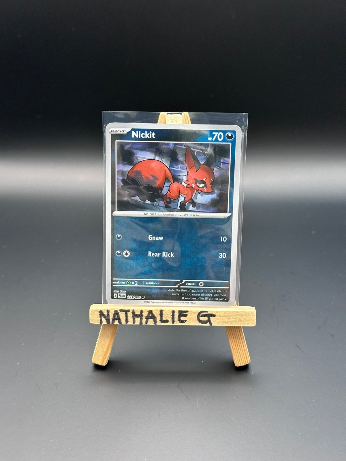 Nickit reverse 053/084 Pokemon Pitch Black, Ophalen of Verzenden, Nieuw, Losse kaart