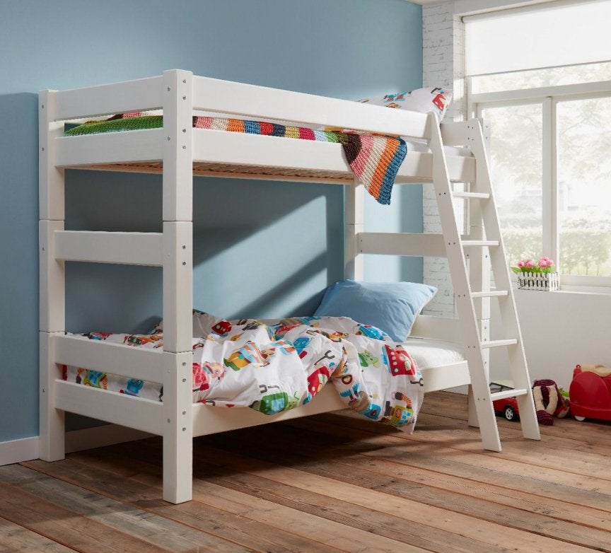 Toby stapelbed - 90x200 - Wit, Niet ingevuld, Niet ingevuld, Niet ingevuld