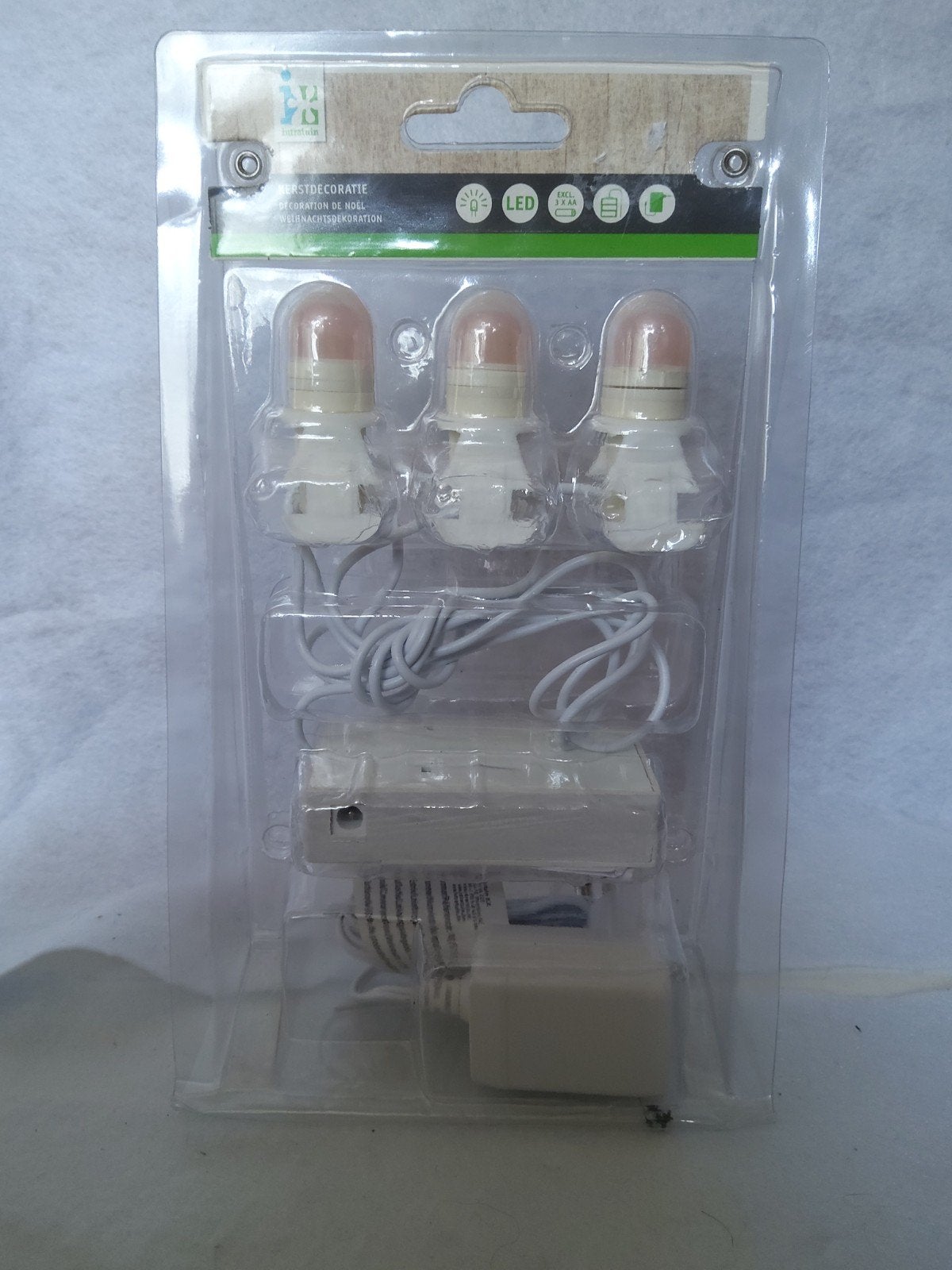 Intratuin set van 3 LED lampen met adapter   B9, Diversen, Ophalen, Nieuw