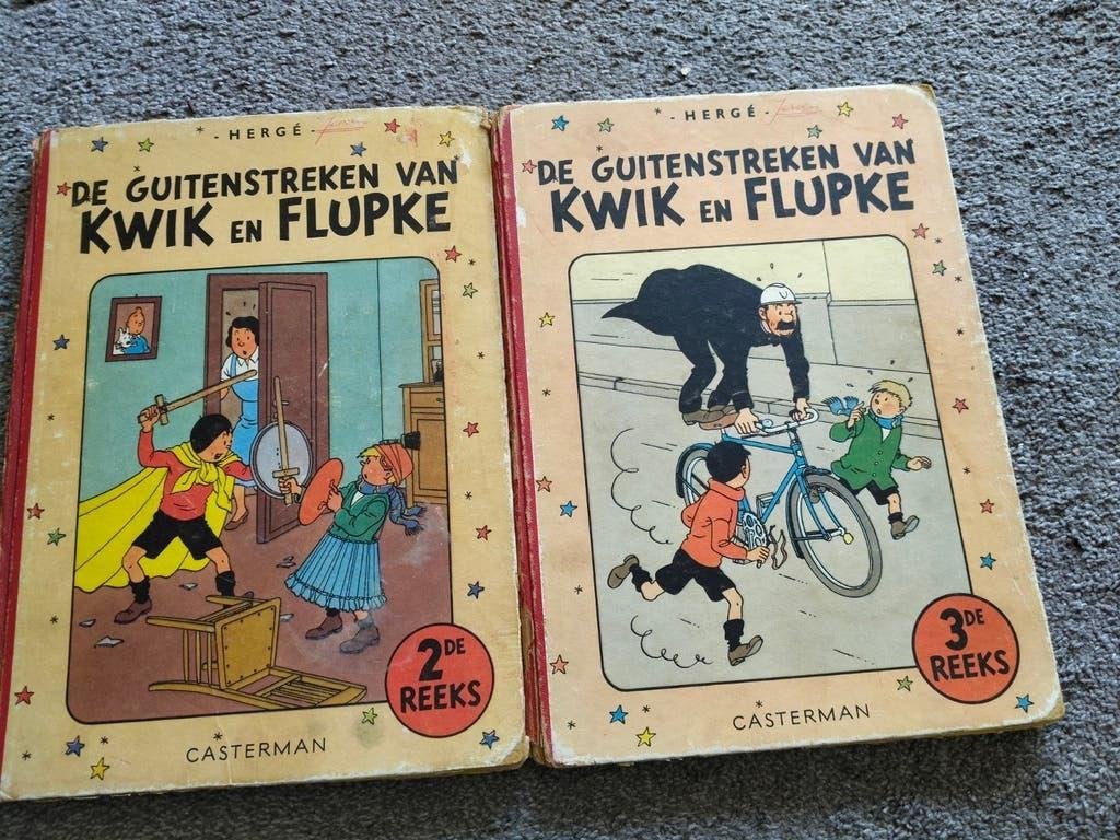 De Guitenstreken van Kwik en Flupke - 2e en 3e reeks, Boeken, Meerdere stripboeken, Ophalen of Verzenden, Gelezen, Hergé