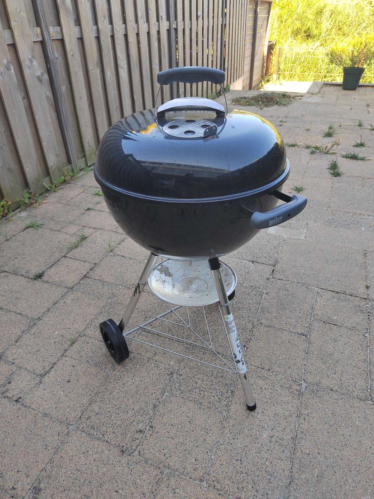 Weber Original Kettle 47cm Zwart - Complete BBQ Set, Ophalen, Gebruikt, Weber