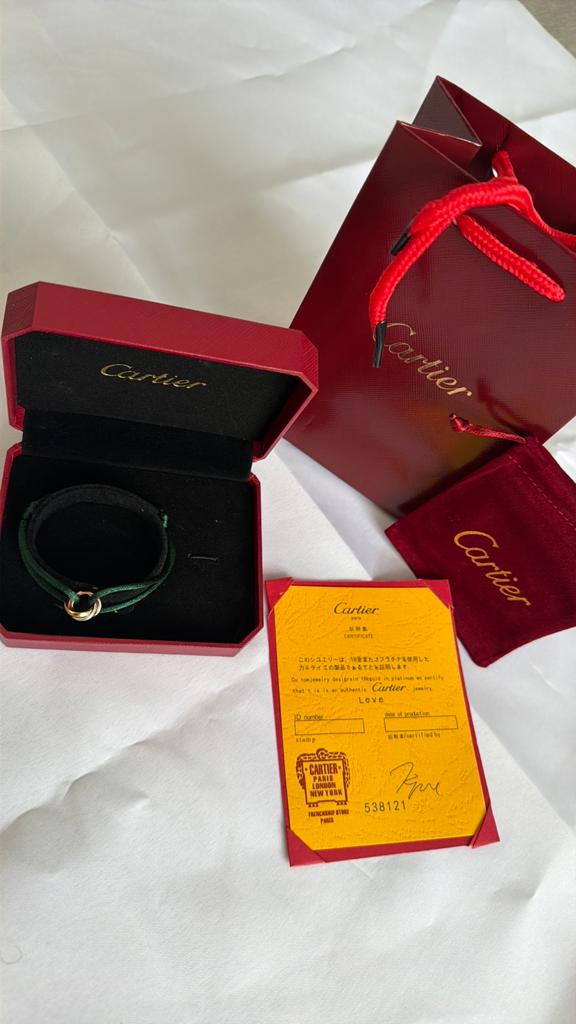 Trinity armband donkergoren, Ophalen of Verzenden, Zo goed als nieuw, Minder dan 50 mm, Overige typen