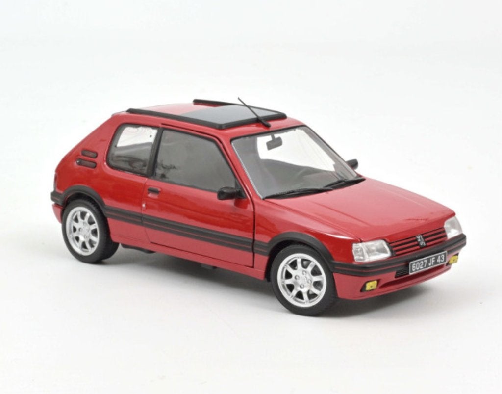 Peugeot 205 GTi 1.9 PTS Rims 1991 Rood 1/18 NOREV ref 184848, Ophalen of Verzenden, Nieuw, Auto, Norev