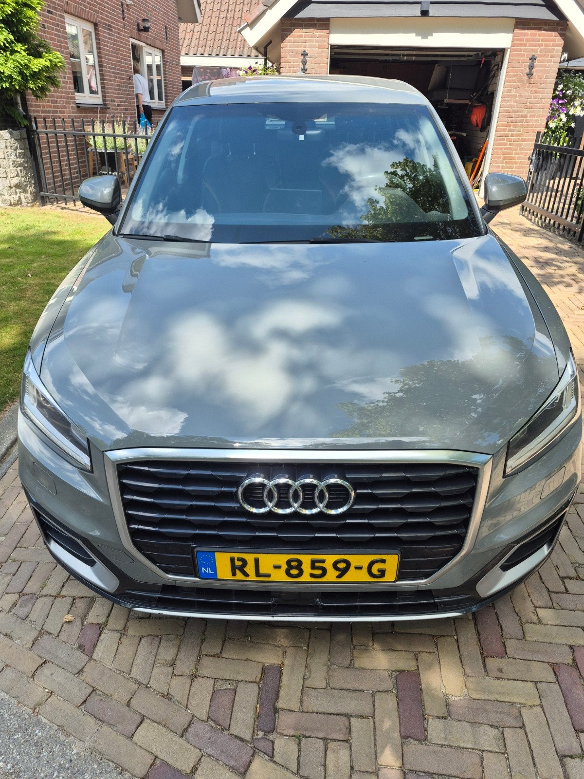 Audi Q2 1.4 Tfsi CoD 150pk S Tronic 2018 Grijs, Auto's, 4 cilinders, Leder en Stof, Origineel Nederlands, 1395 cc