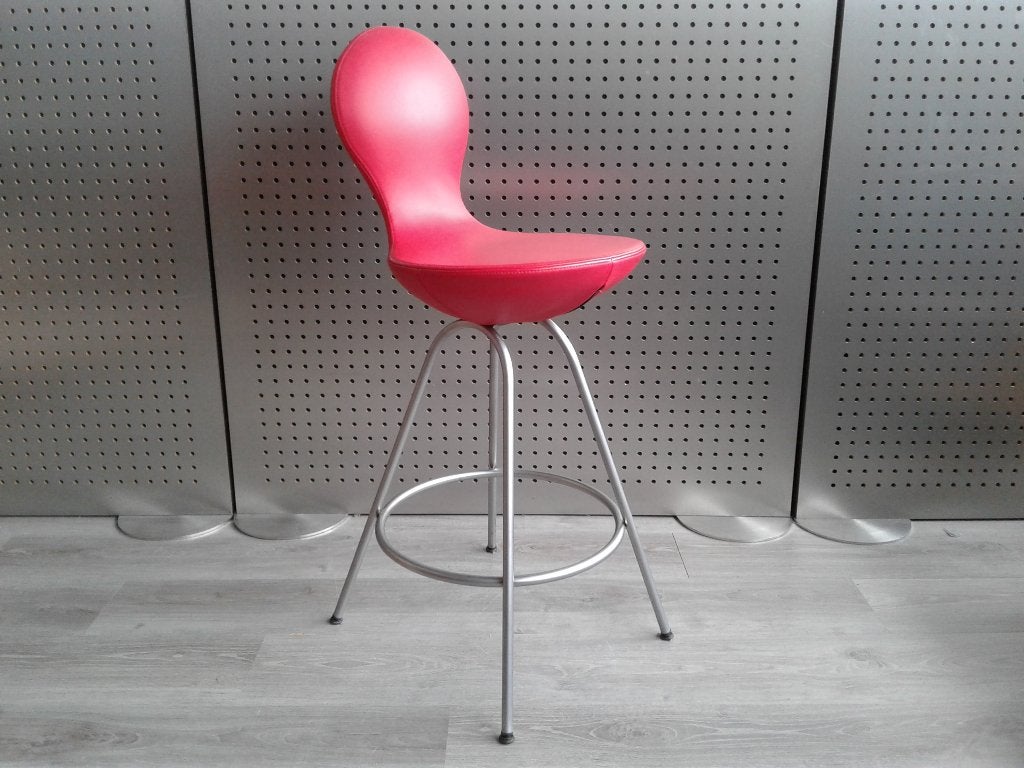 1x Variér (Stokke) Eight (Rood Leder), Nieuw!, Met voetsteun, 60 tot 90 cm, Nieuw, Ophalen of Verzenden