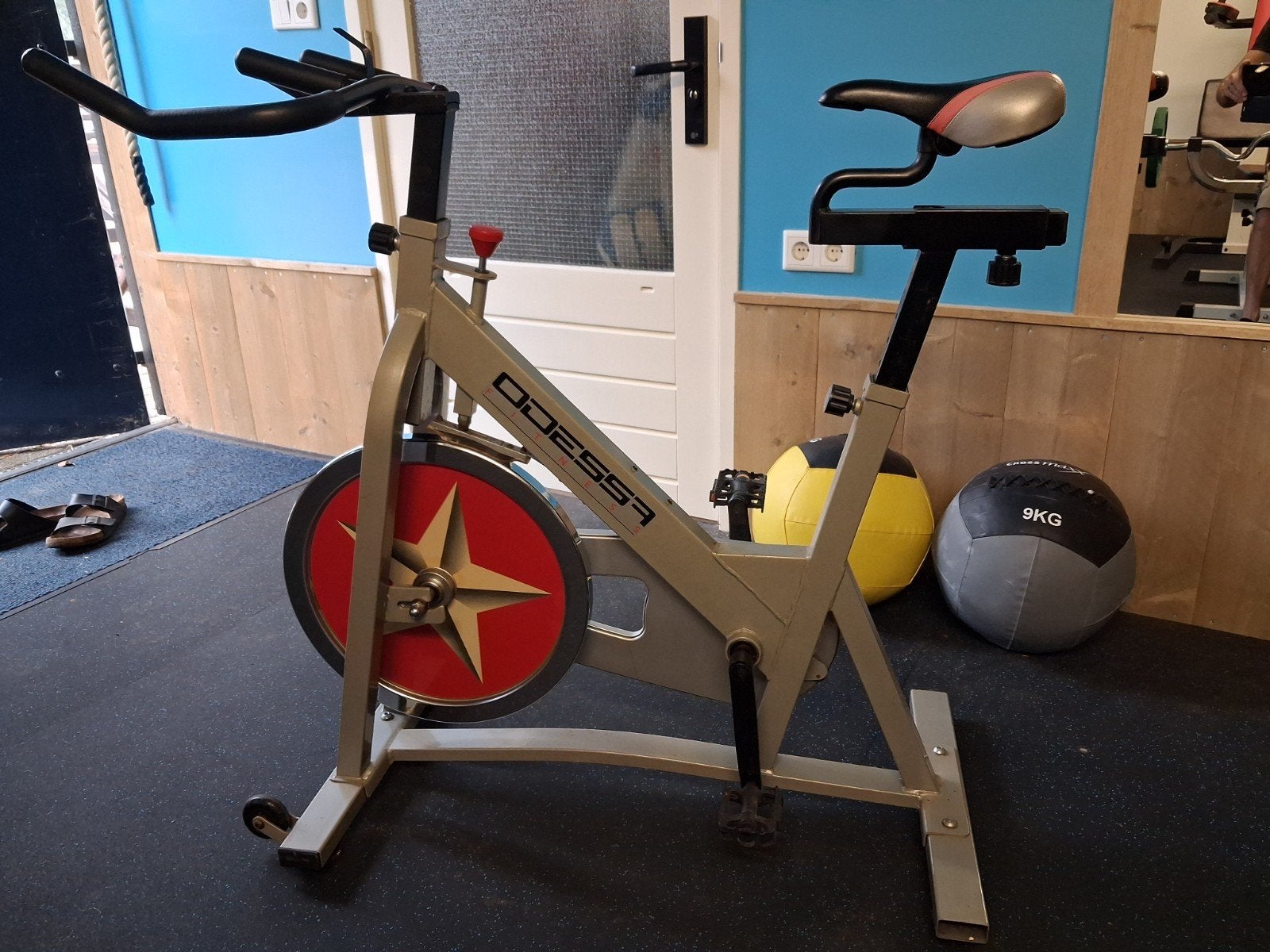 Odessa Fitness Spinningfiets, Sport en Fitness, Ophalen, Gebruikt, Spinningfiets, Metaal