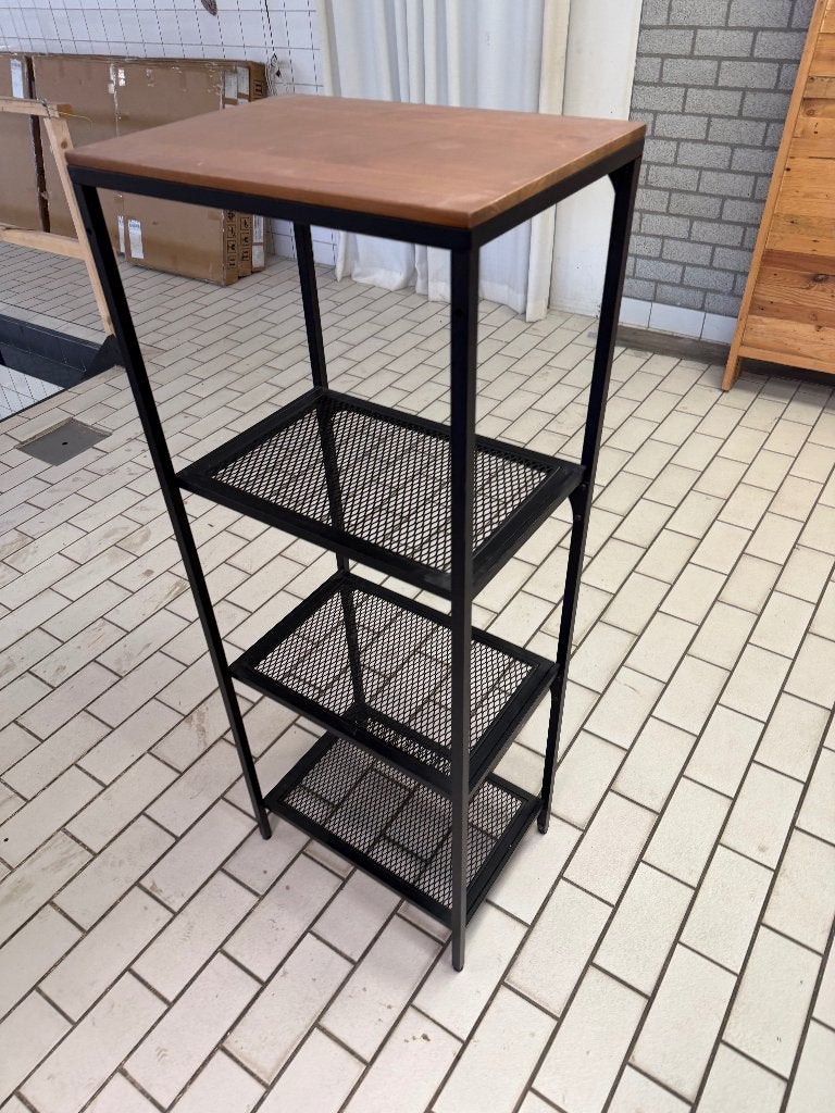 IKEA FJÄLLBO Stellingkast zwart, 51x 136 cm, Ophalen, Gebruikt