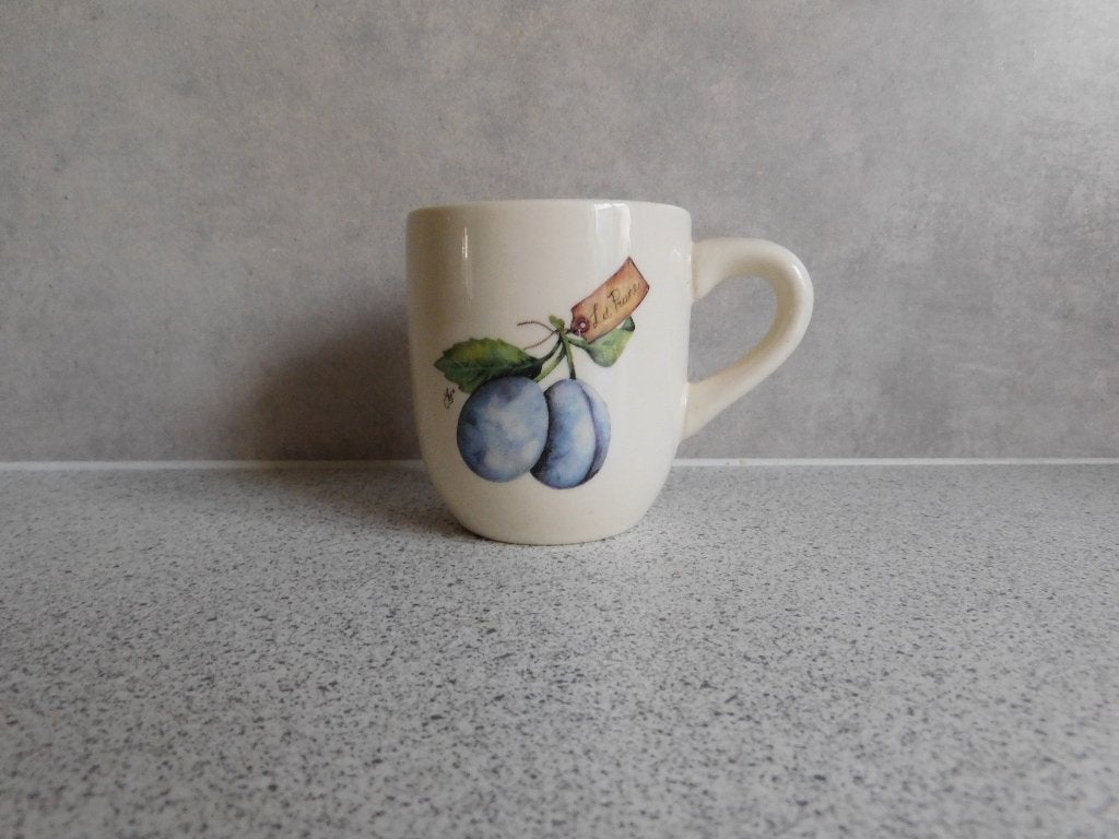 Mok 150 ml. La Prune JET by ter Steege, Huis en Inrichting, Keuken | Servies, Zo goed als nieuw, Overige stijlen, Mok, Ophalen of Verzenden