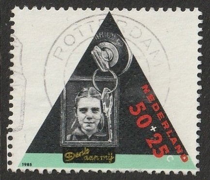 Nederland 1985 1340 Kind 50c, Gest Rotterdam, Postzegels en Munten, Ophalen of Verzenden, Na 1940, Gestempeld
