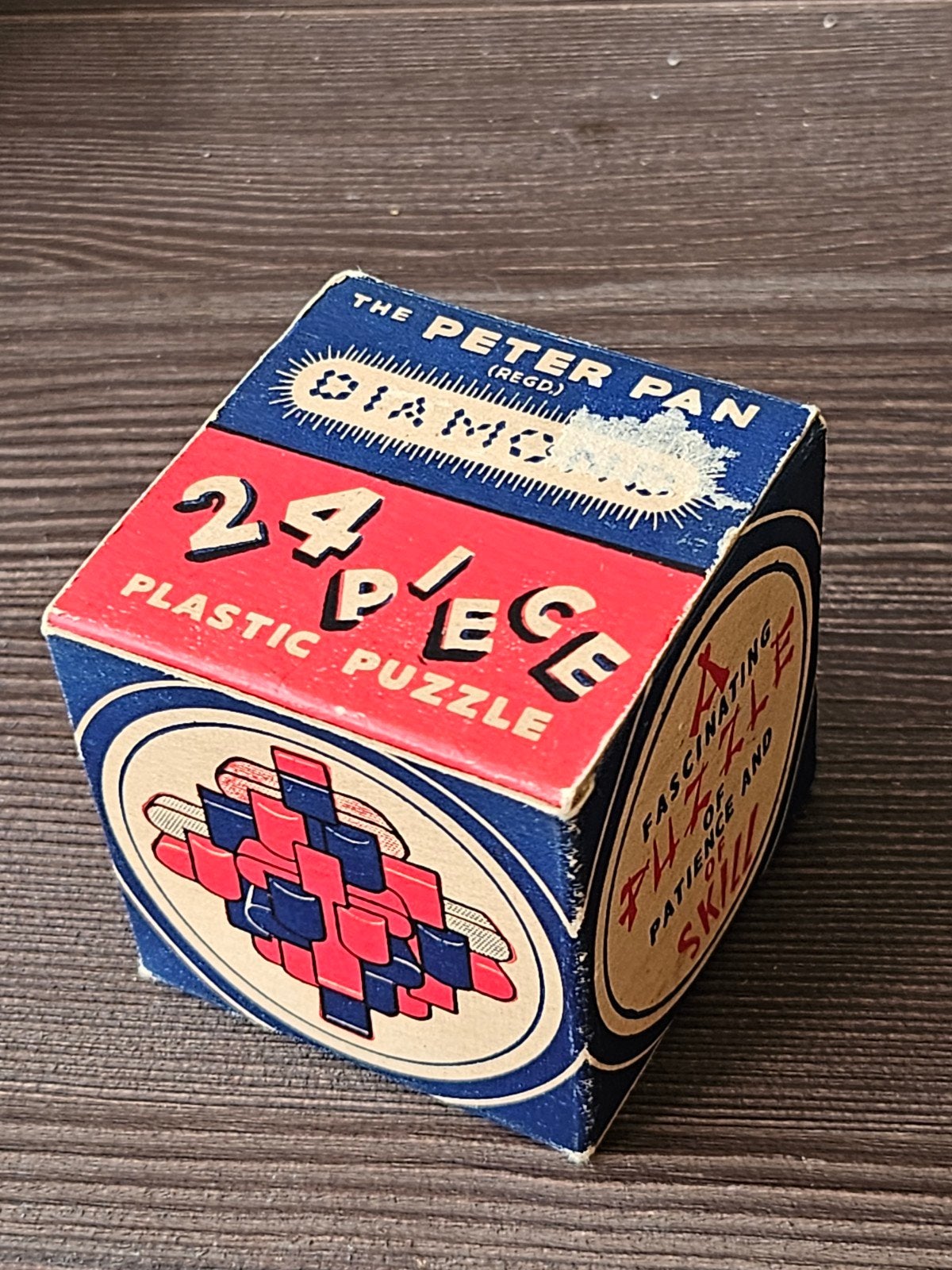 Peter Pan Diamond 24 plastic puzzel, Ophalen of Verzenden, Gebruikt, Rubik's of 3D-puzzel