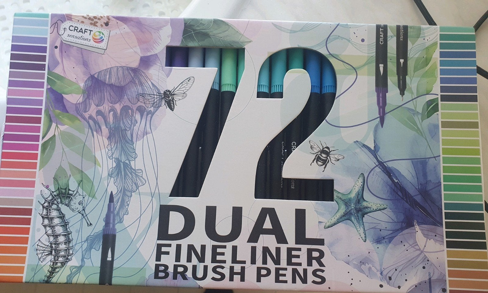 Te koop 72 dual fineliners brush pennen nieuw, Ophalen, Nieuw, Potlood of Stift