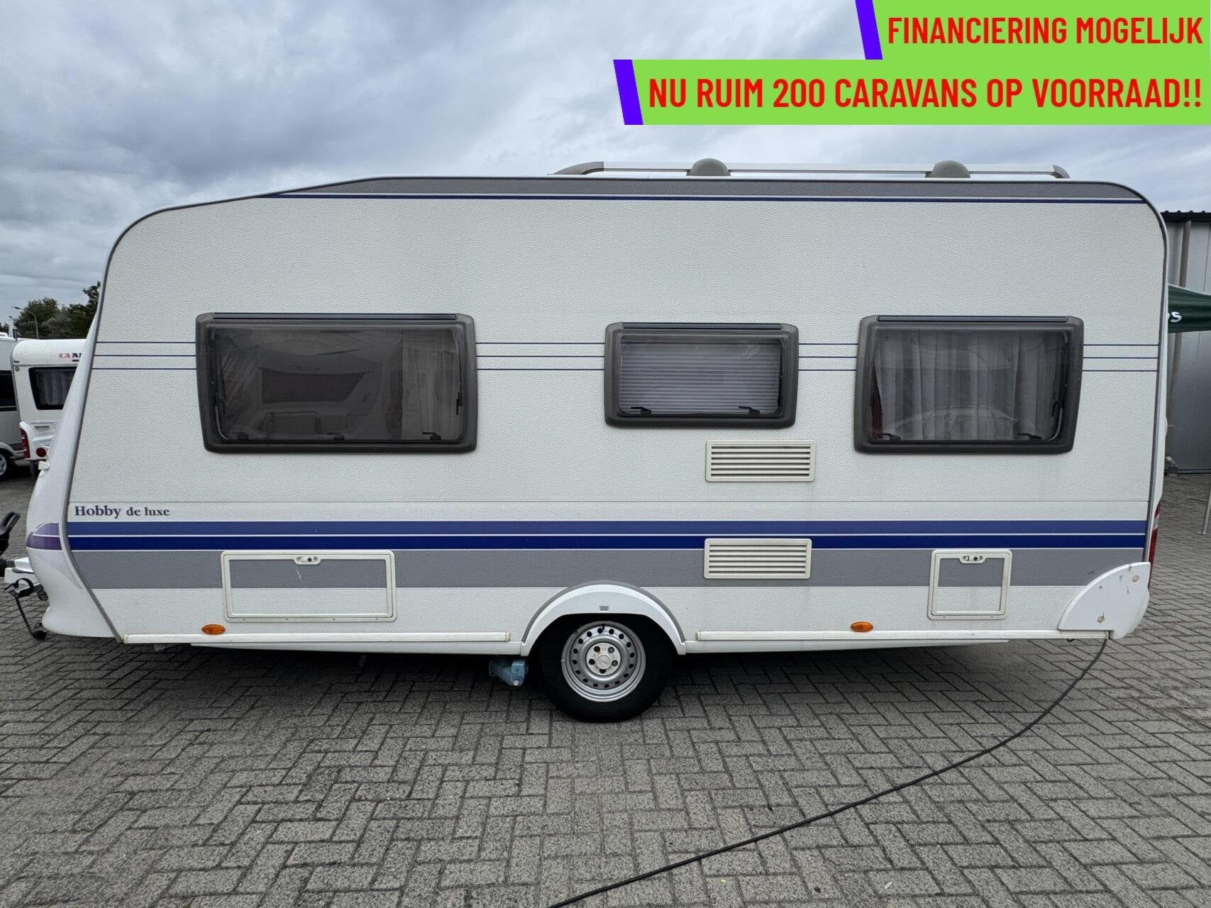 Hobby 460 UFE DE LUXE, FRANSBED, MOVER, FIETSENBDRAGERS, Rondzit, Hobby, Bedrijf, Luifel