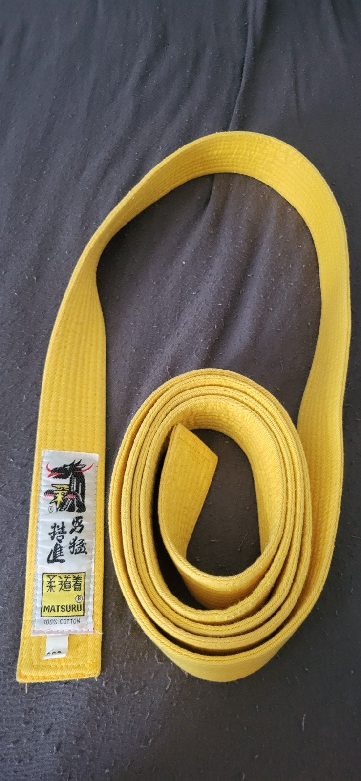 Matsuru Judo band geel - L 280, Gebruikt, Vechtsportmateriaal, Judo, Maat L