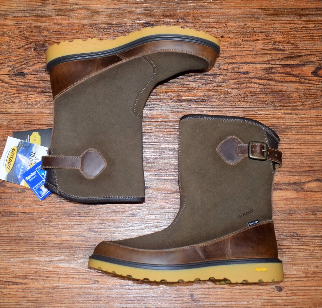 GRISPORT - leren halfhoge wandel laarzen Brown - maat 42, Grisport, Bruin, Nieuw, Ophalen of Verzenden