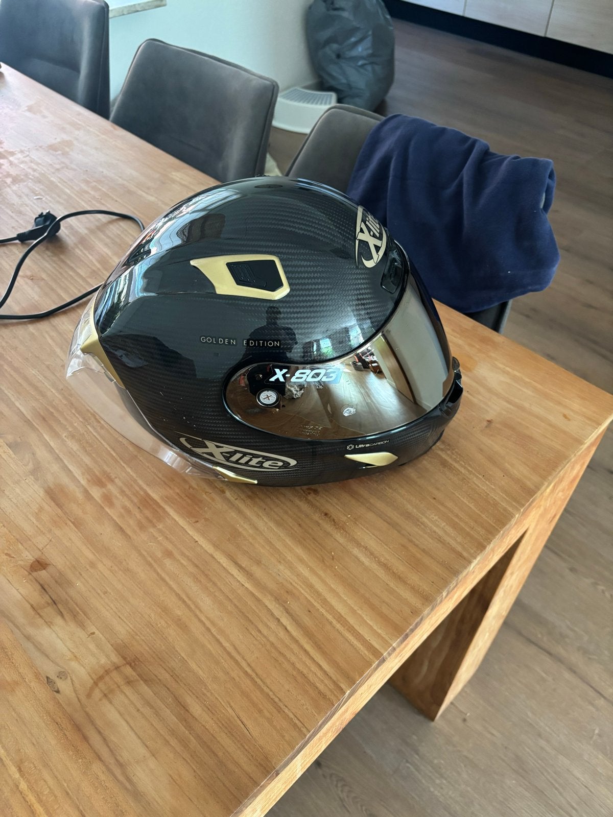 X-Lite X-803 RS Ultra Carbon Golden Edition helm, M, Heren, Nolan, Ophalen of Verzenden