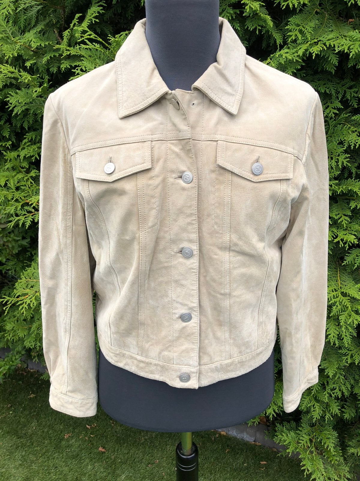 Beige suède dames jasje / blazer (nieuw), Kleding | Dames, Maat 38/40 (M), Beige, Nieuw, Ophalen of Verzenden
