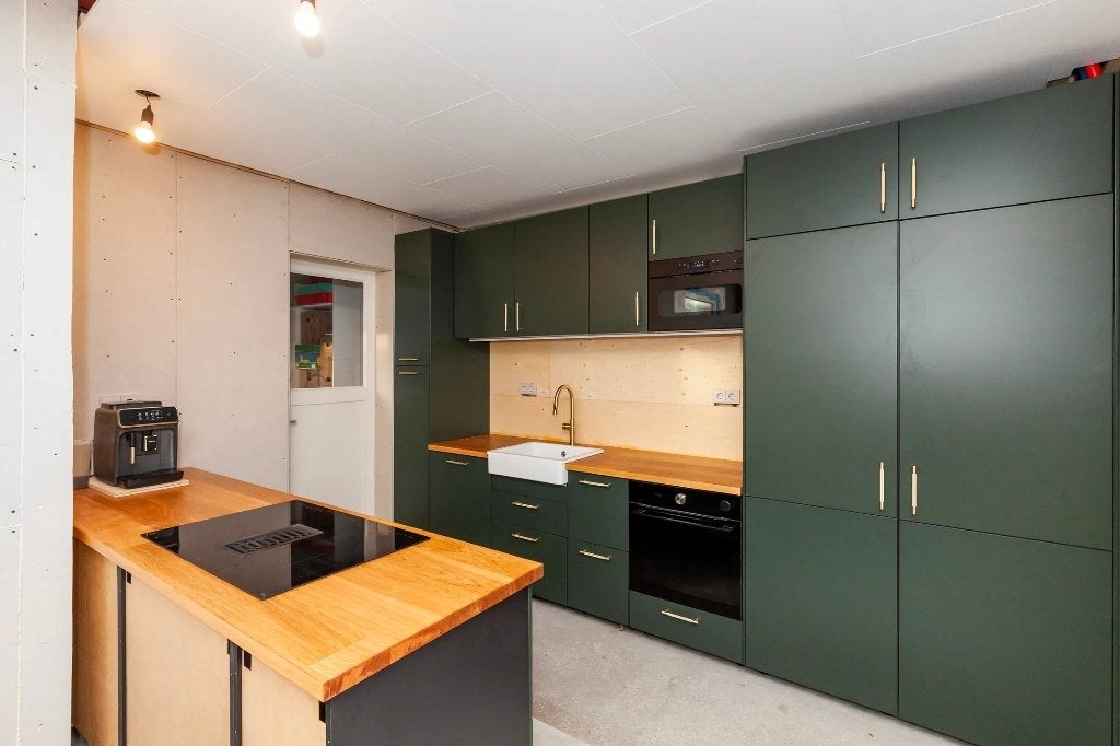 Keuken ikea Method 380cm zgn incl apperatuur en kookeiland, Ophalen, Met kookeiland, Dubbelwandige keuken, Zo goed als nieuw