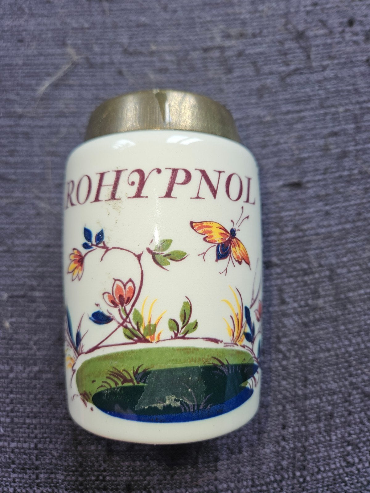 Vintage apothekerspot Zenith Gouda, Verzamelen, Ophalen of Verzenden, Gebruikt, Parfumfles