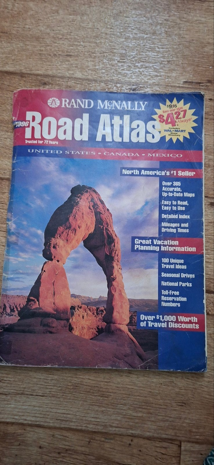 Rand McNally Road Atlas 1996 - Canada, VS, Mexico, Ophalen of Verzenden
