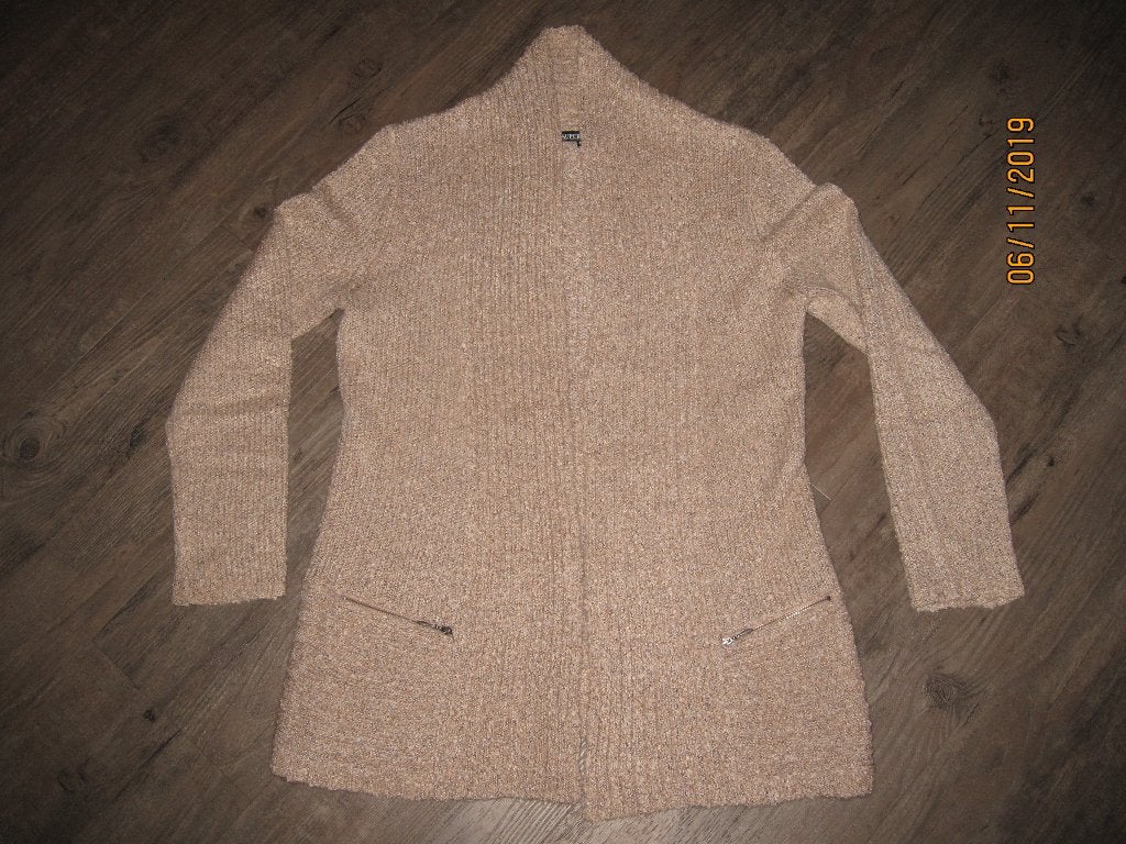 Superstar beige gebreid vest maat M, Maat 38/40 (M), Beige, Ophalen of Verzenden, Gedragen